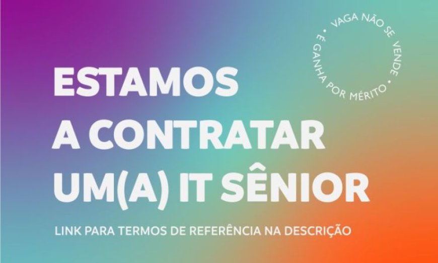 Vaga – Administrador(a) de IT Sênior