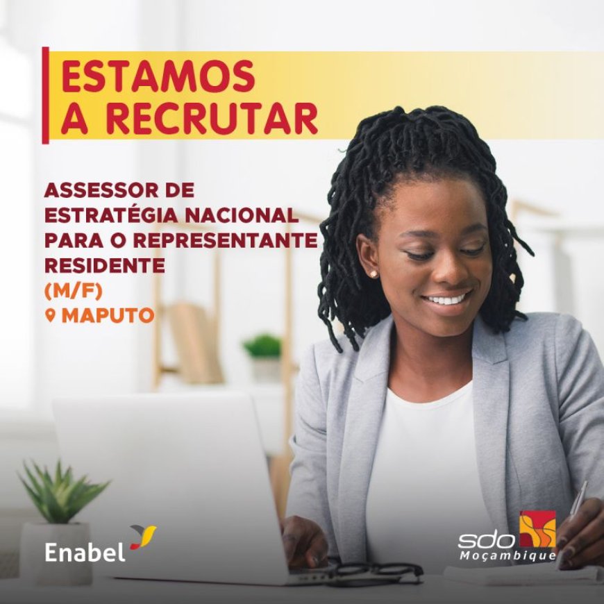 Vaga – Assessor de Estratégia Nacional para o Representante Residente