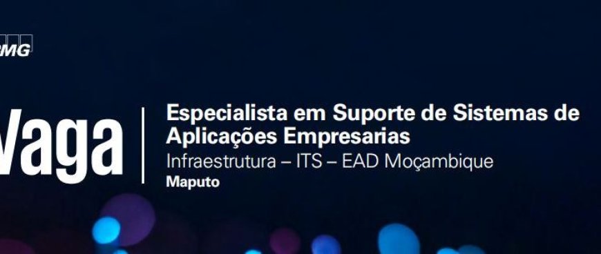 Vaga – Especialista em Suporte de Sistemas de  Aplicações Empresarias 