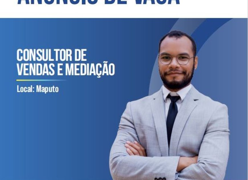 Vaga – Consultor de Vendas e Mediação