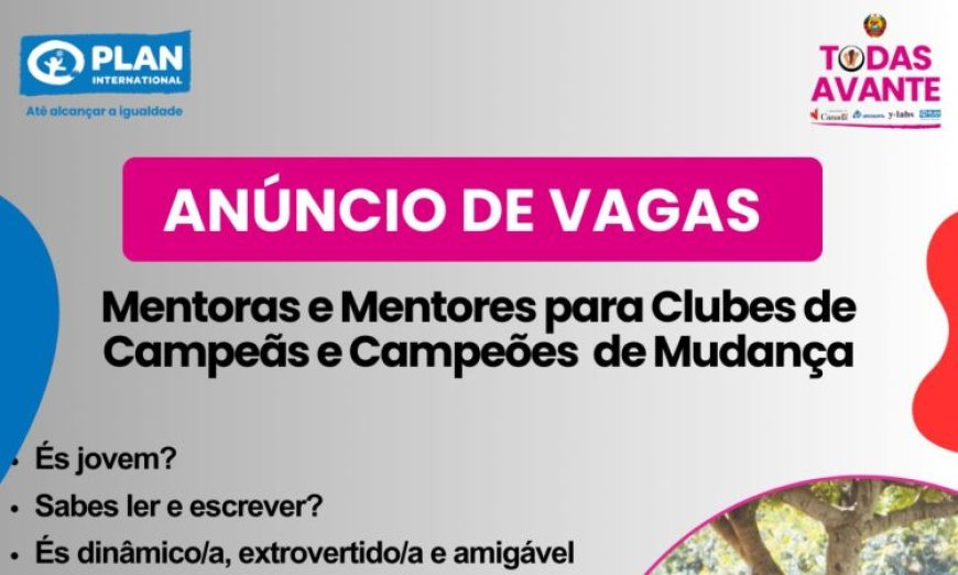 Vagas – Mentoras/es de Clubes de Campeãs e Campeões de Mudança