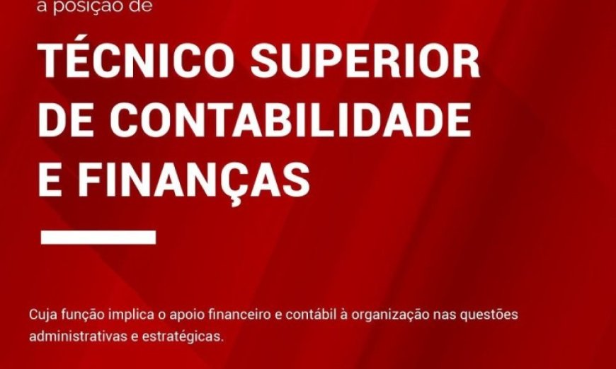 Vagas – (04) quatro Técnicos Superiores de Contabilidade e Finanças, baseado em Maputo